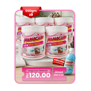 5 Botol Sabun Mamacare (500gm x 5) + FREE SOFTERNER